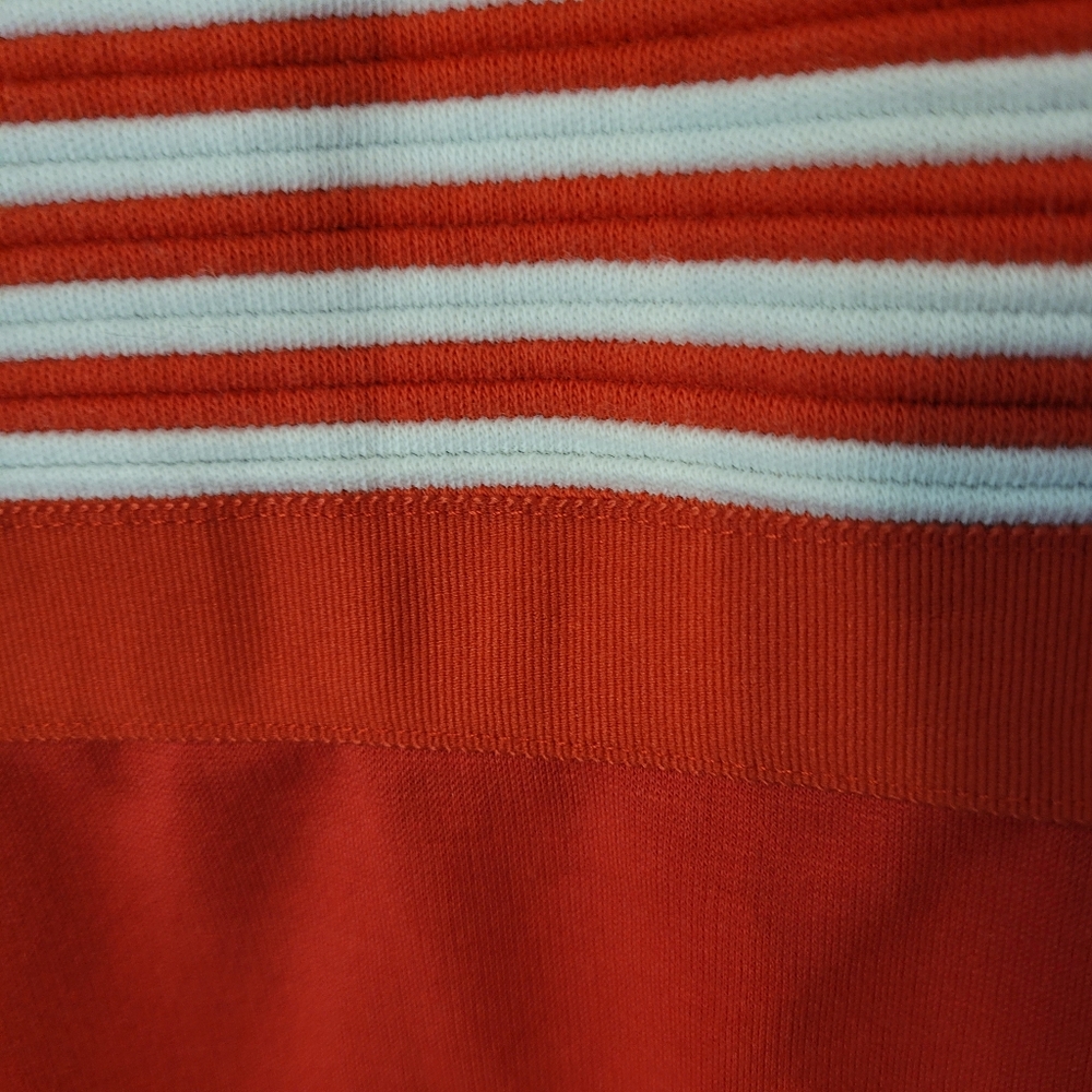 Boden  striped & solid true red knit sheath dress- 14R.         L30 - Picture 6 of 9
